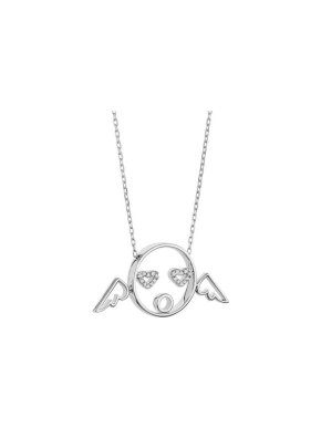 Ruifier Moyen White Gold Cupid Necklace
