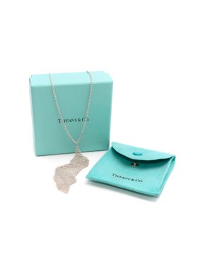 Tiffany & Co Sterling Silver Mesh Necklace