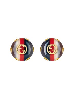 Gucci Vintage Sylvie Web Earrings