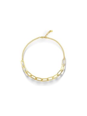 Salvatore Plata Gold Plated Chain Link Necklace