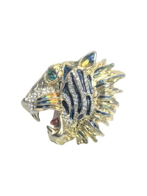 Gucci Rajah multi fingered crystal ring