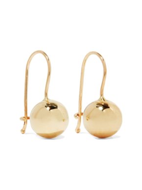 Grace Lee 14kt Gold Tama Sphere Earrings