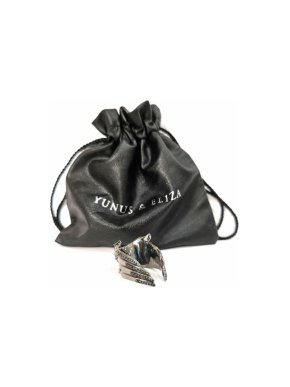 Tunis and Elize black sapphire and silver ring