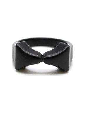 McQ by Alexander McQueen Matte Black Ring
