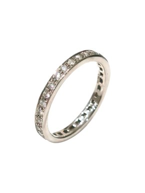 Bespoke Diamond 18ct White Gold Eternity Ring