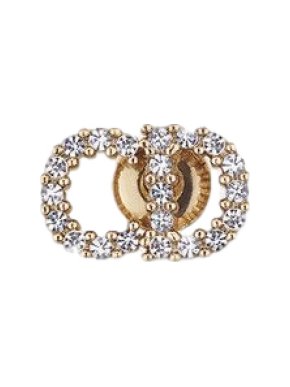 Dior Clair D Lune monogram single earring