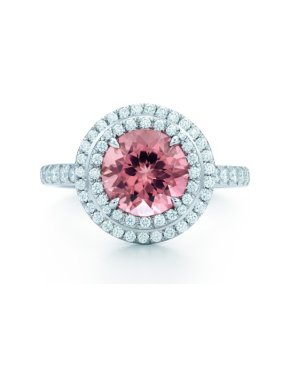 Tiffany & Co. Soleste Pink Tourmaline & Diamond Ring