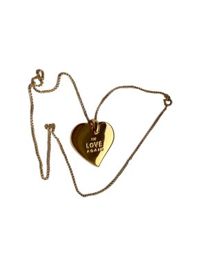 YSL Vintage ''In Love Again'' Heart Pendant
