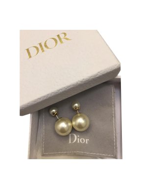 Dior Faux Pearl Tribales Earrings