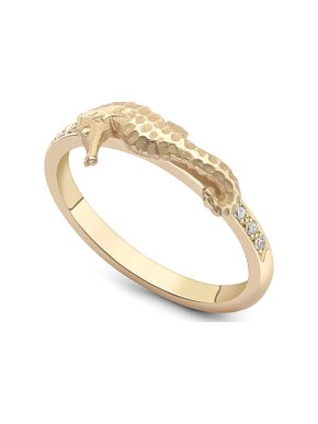 Theo Fennell Seahorse Diamond Ring