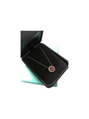 Tiffany & Co. Soleste Pink Tourmaline & Diamond Necklace