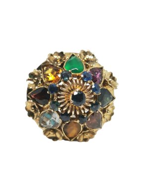 Bespoke Yellow Gold Thai Princess Harem ring