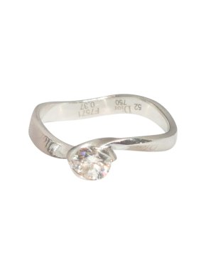 Dior 18ct White Gold Diamond Miss Dior Ring