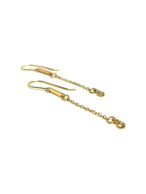 Fiorelli Diamond Droplet Chain Bar Earrings