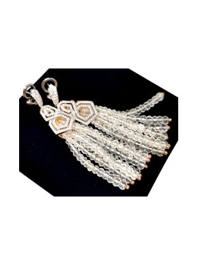 William & Son Diamond & Removable Rock Crystal Drop Earrings