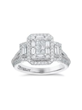 REDUCED PRICE !! Vera Wang Love Collection White Gold Diamond Engagement Ring