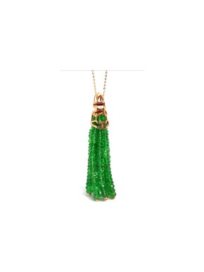 William & Son Tsavorite Tassel Pendant