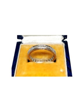 Bespoke 18ct White Gold Diamond Eternity Ring