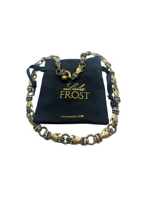 Lulu Frost crystal detail hand necklace