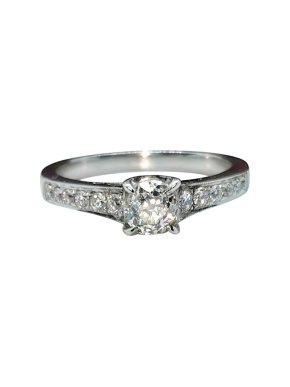 David Simmons 18ct White Gold Diamond Ring