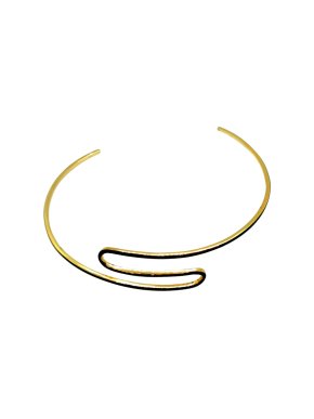Uncommon Matters Gold Tone Collar Necklace