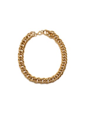 Bespoke Gold Tone Chunky Chain Link Necklace