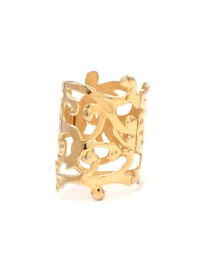 Bespoke Gold Tone Arabesque Cuff