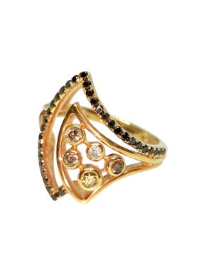 Annoushka Fancy Diamond Asymmetric Ring