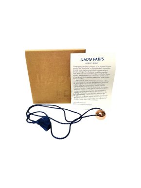 Ilado Rose Gold Plated Silk Corded Pendant Necklace