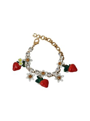 Dolce & gabbana fruit and flowers charm bracelet