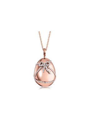 Faberge Heritage collectsion Gold & Diamond Cadeau Pendant Necklace