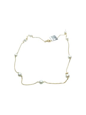 Bespoke Akoya Pearl By The Yard 18ct Gold Necklace