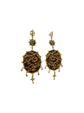 Annoushka 18ct Yellow Gold Limited Edition Dream Catcher Earrings