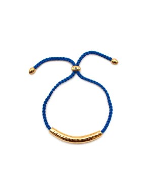 Monica Vinader Blue Gold tone Vermeil Friendship Bracelet