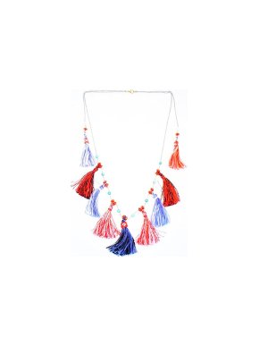 Vicki Sarge Oaybidah tassel and bead necklace