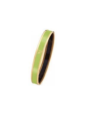 Frey Wille Lime Green Mademoiselle 24kt Gold Bangle