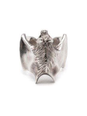 Undercover Silver Plated Bat Ring