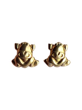 Valentino Vintage V Logo Frog Earrings