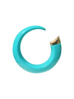 Shaun Leane Turquoise Resin Open bangle