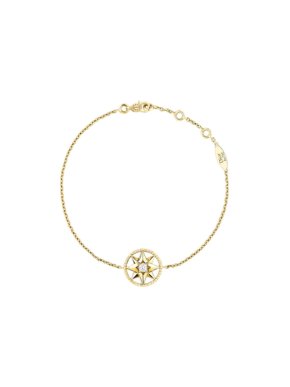 Dior Yellow Gold & Diamond Rose Des Vents Bracelet