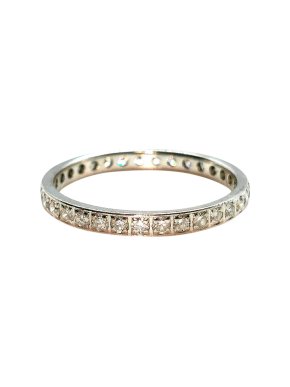 Bespoke 18ct White Gold Diamond Eternity Ring