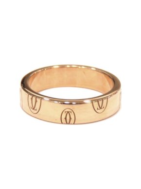 Cartier 18ct Rose Gold Happy Birthday Ring - Size 11