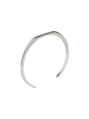 Celine Animals Flat Bracelet in Brass with Vintage Rhodium finish