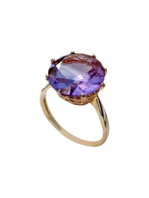 Bespoke Yellow Gold Alexandrite Solitaire Ring