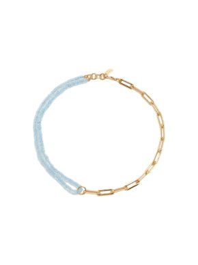 Loren Stewart Gold Plated Topaz Cybernetic Necklace