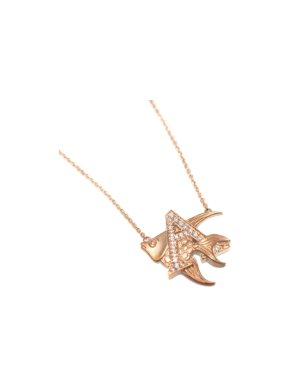 Stephen Webster A Is For Angelfish Gold Necklace