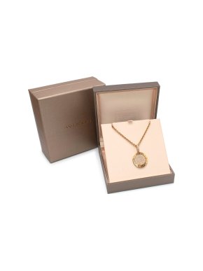 Bvlgari 18kt Rose Gold Pave Diamonds Bvlgari-Bvlgari Necklace