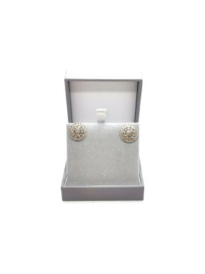 Alex Eagle  diamond cluster earrings