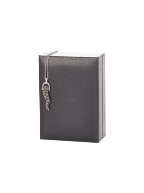 Dolce & Gabbana Crystal Embellished Horn Pendant Necklace