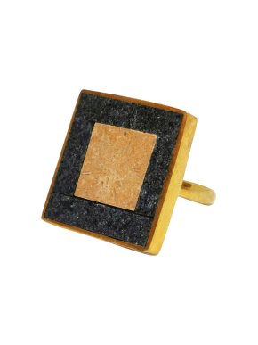 Pippa Small Jasper & Agate Square Ring